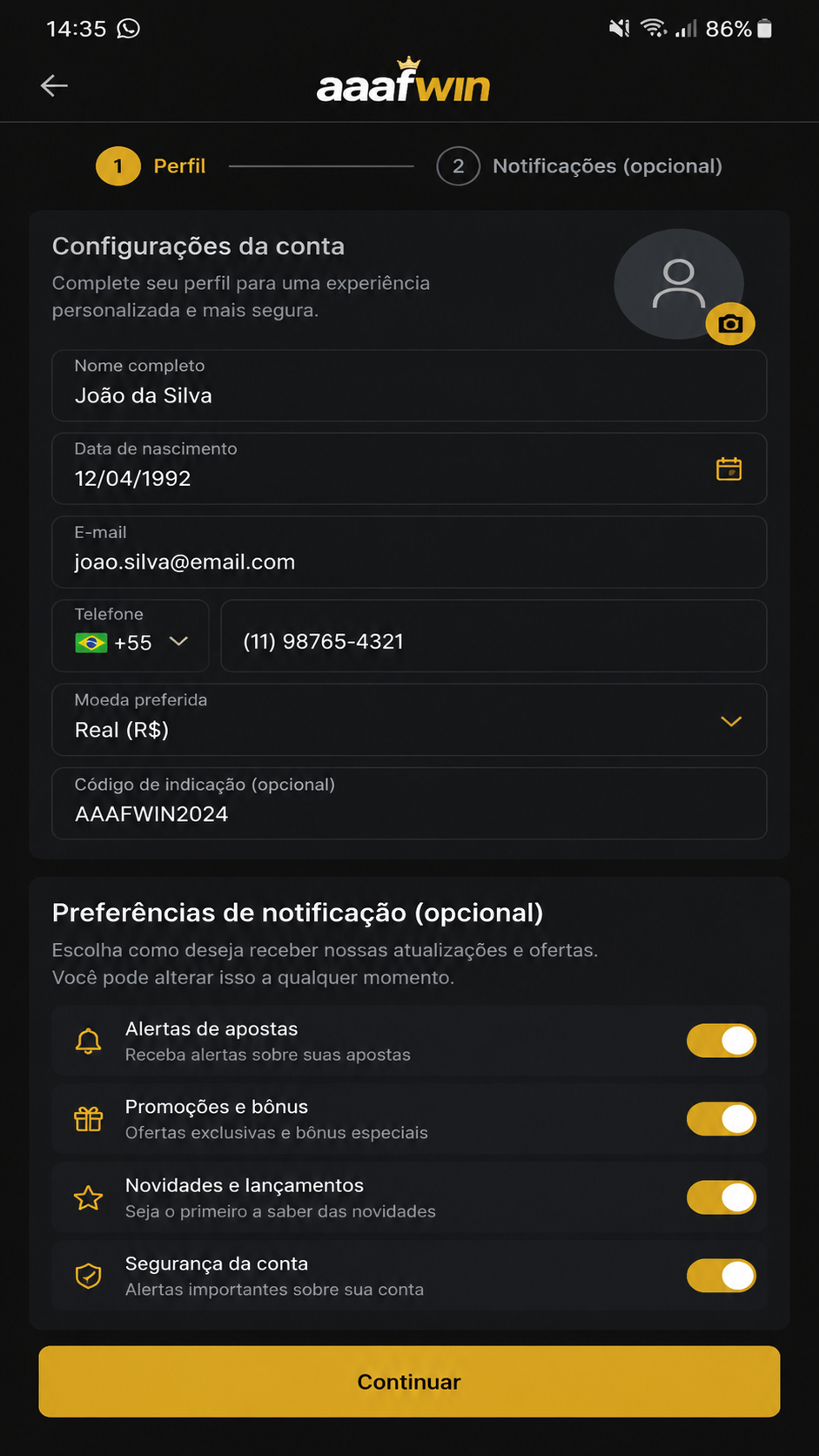 aaafwin screenshot