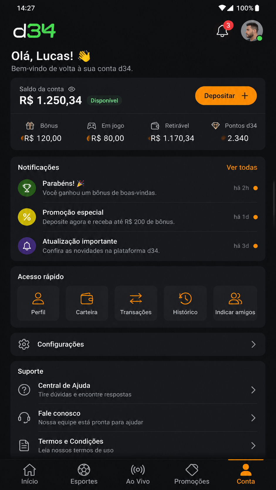 d34 screenshot