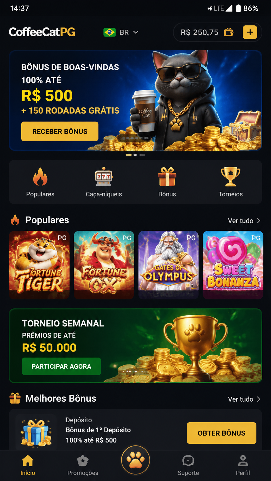 CoffeeCatPG screenshot