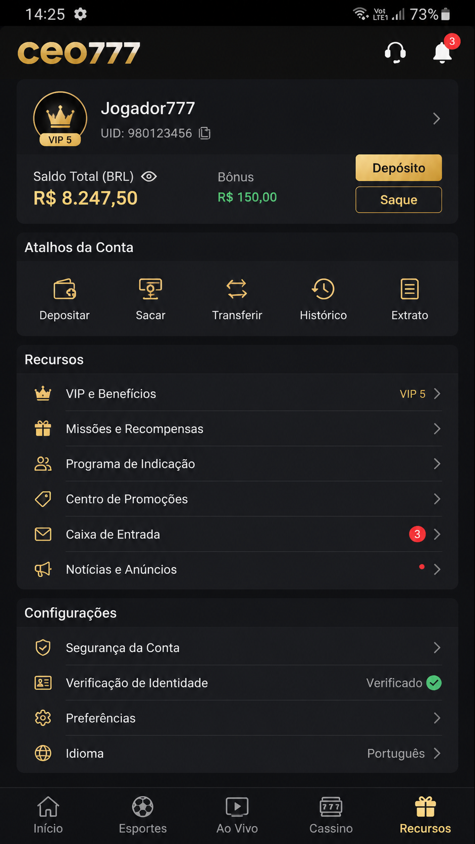 ceo777 screenshot