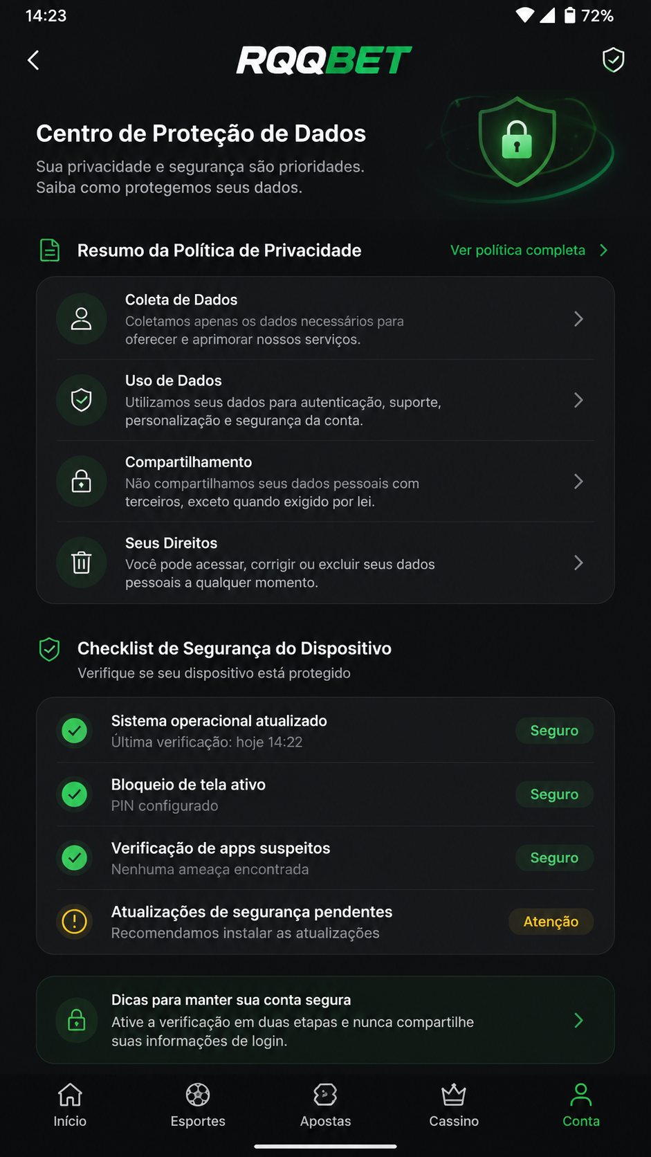 rqqbet screenshot
