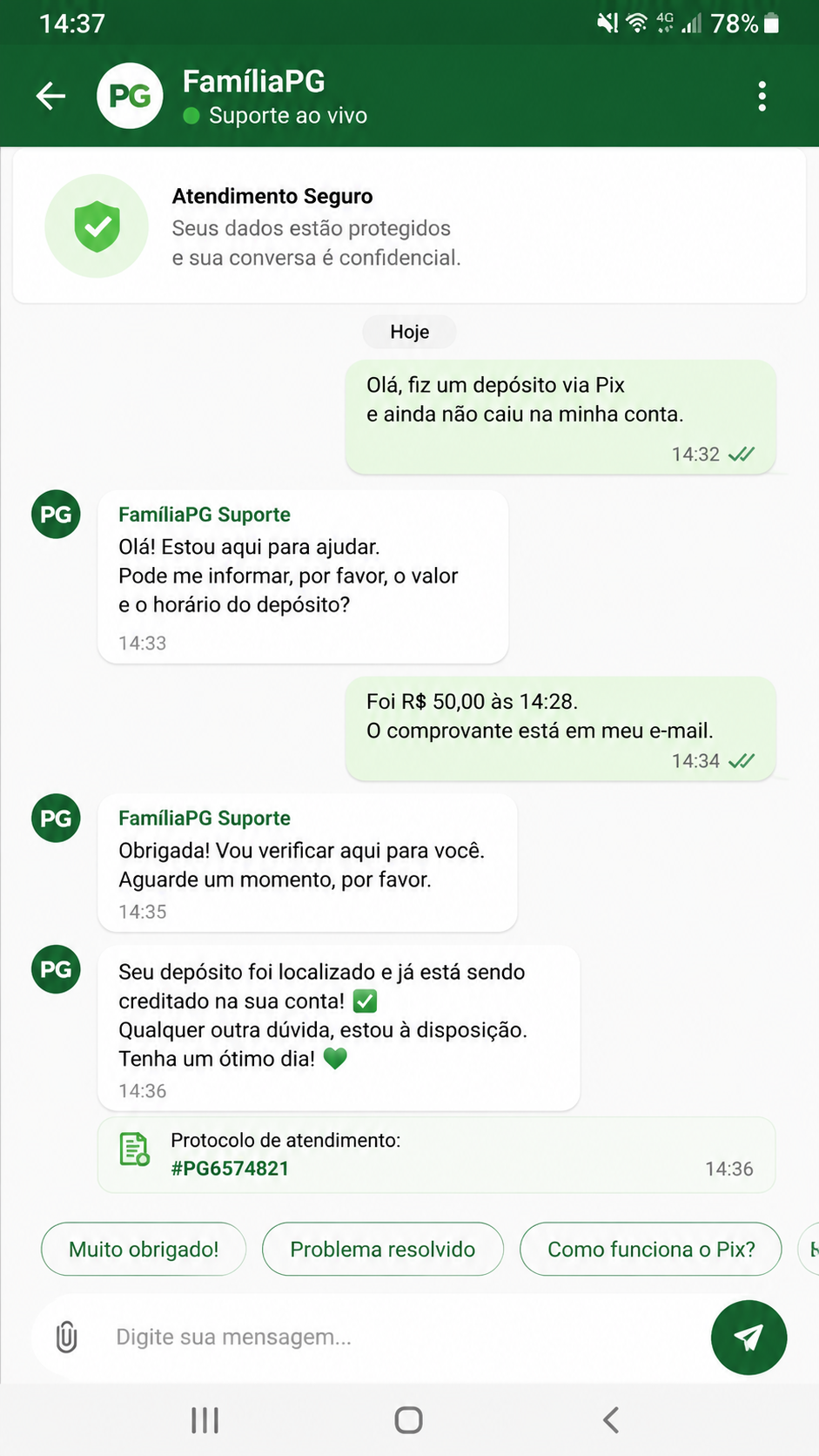 FamiliaPG screenshot