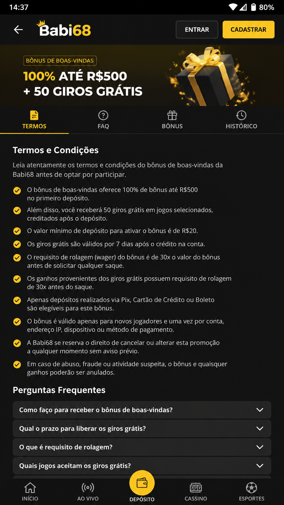babi68 screenshot
