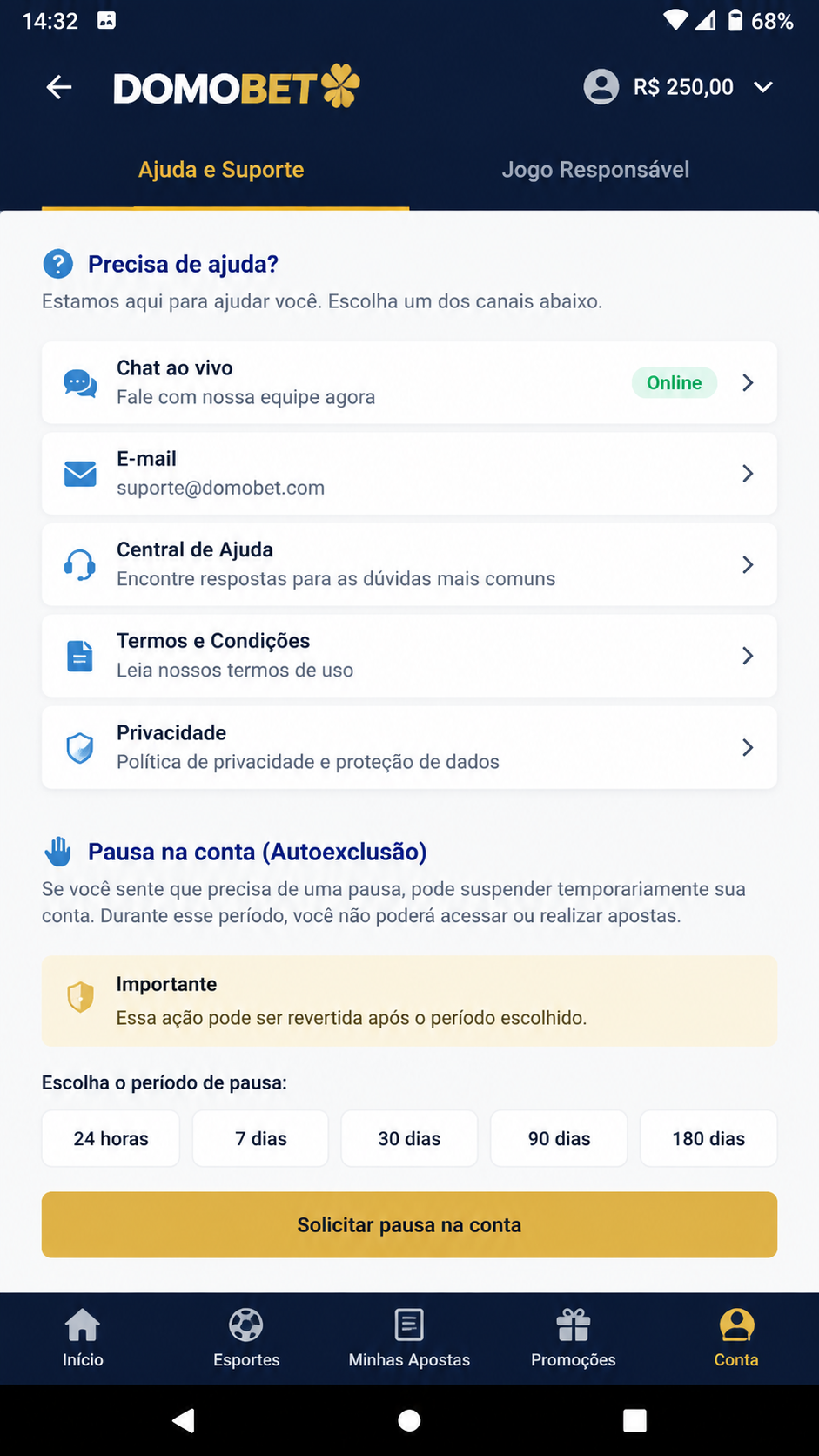 Domobet screenshot