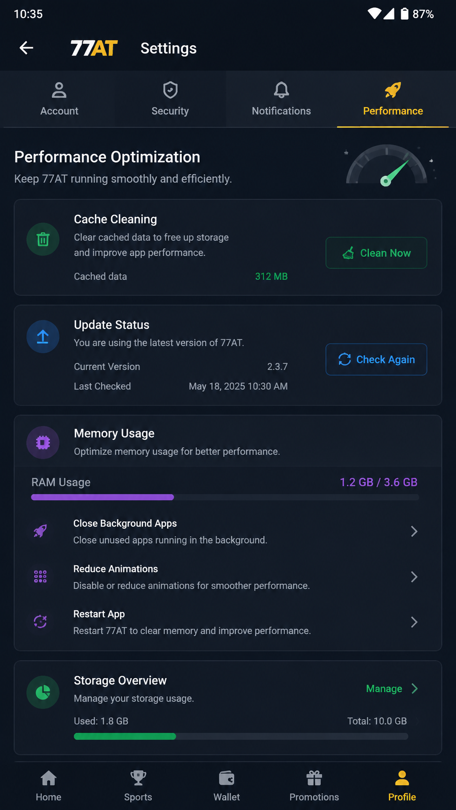 77at screenshot