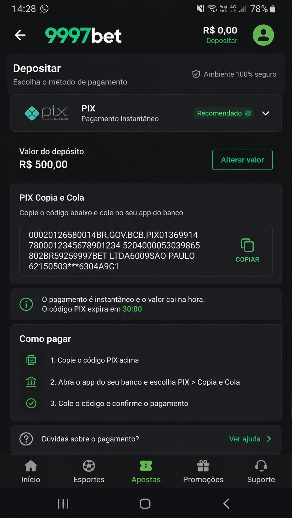 9997bet screenshot