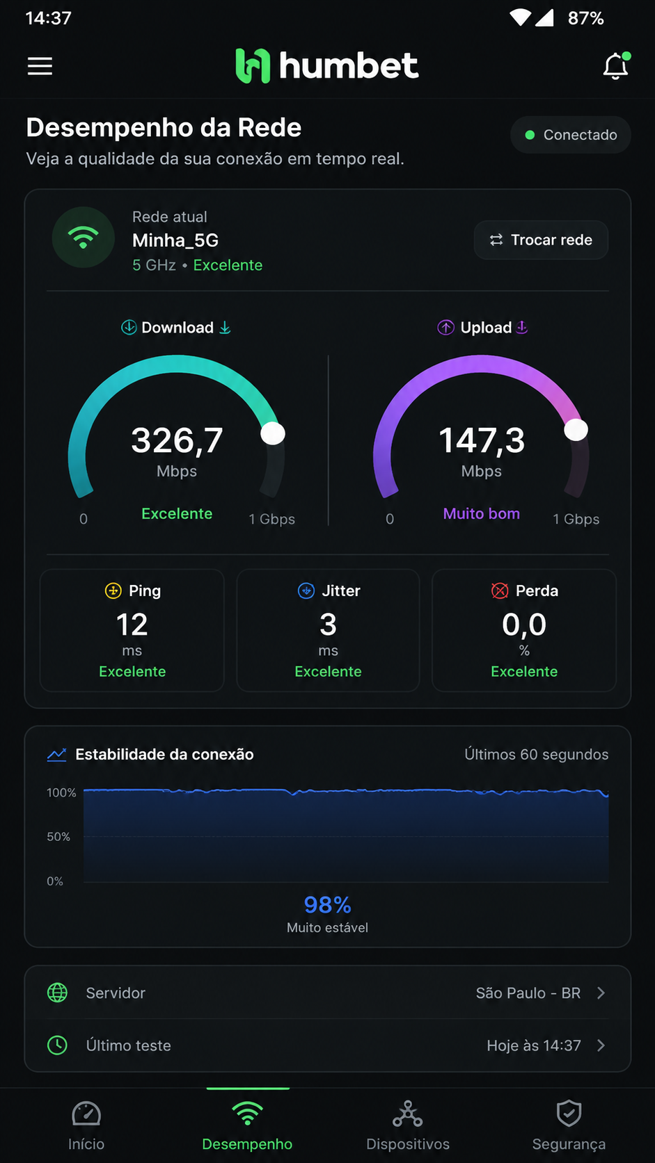 humbet screenshot