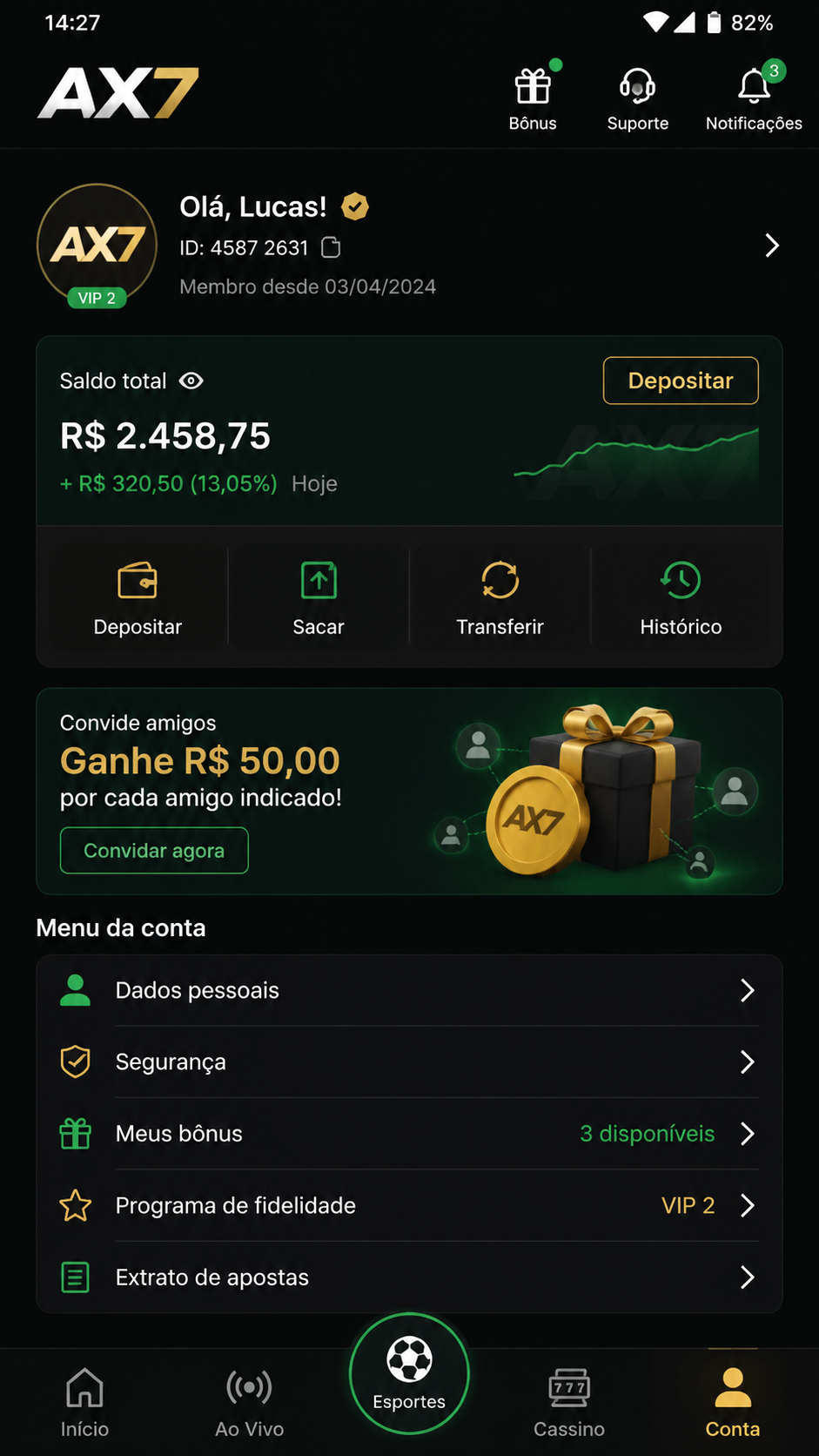 AX7 screenshot