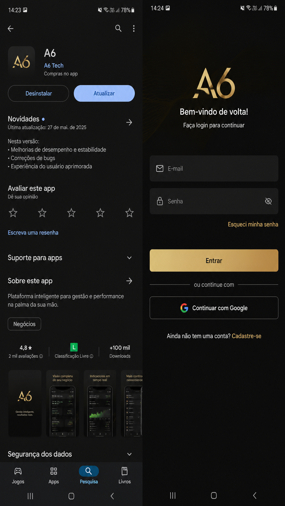 a6 screenshot